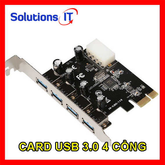Card chuyển đổi PCI ra USB 3.0 4 cổng